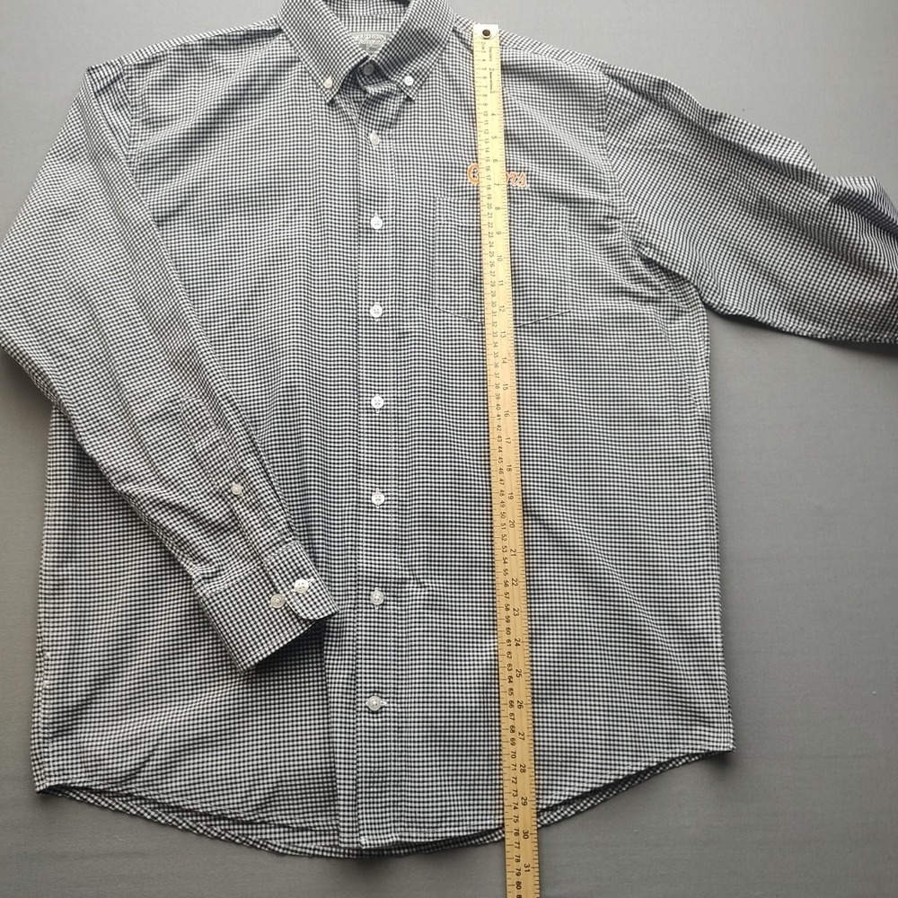 Florida Gators Southern Collegiate Men's Blue Plaid Button Up ShirtLong Sleeve M - Picture 7 of 14